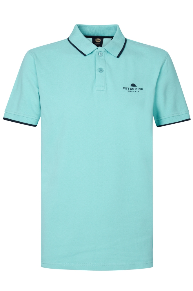 POLO MET PUNTKRAAG M 1050 POL105 5180 Aqua